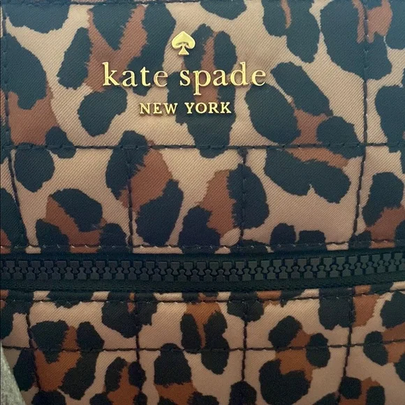 Kate Spade Brown and Black Leopard Print Tote - Picture 3 of 11